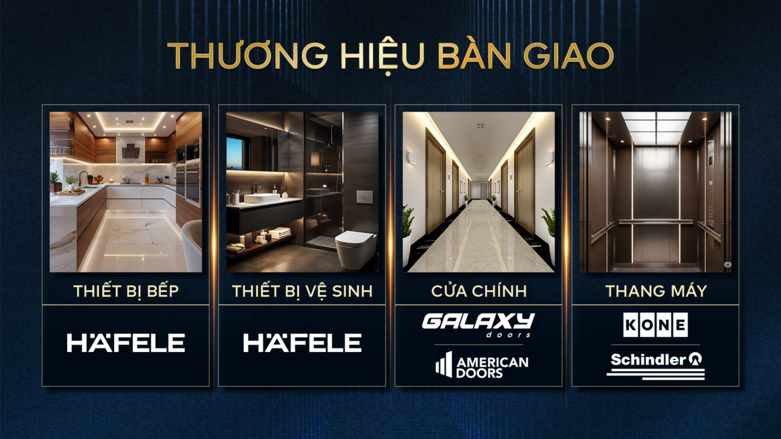 Các thương hiệu bàn giao cao cấp Fenica