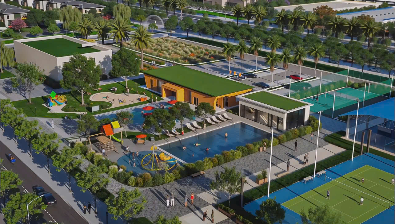 Hồ cảnh quan sinh thái và công viên xanh Phước Đông New City
