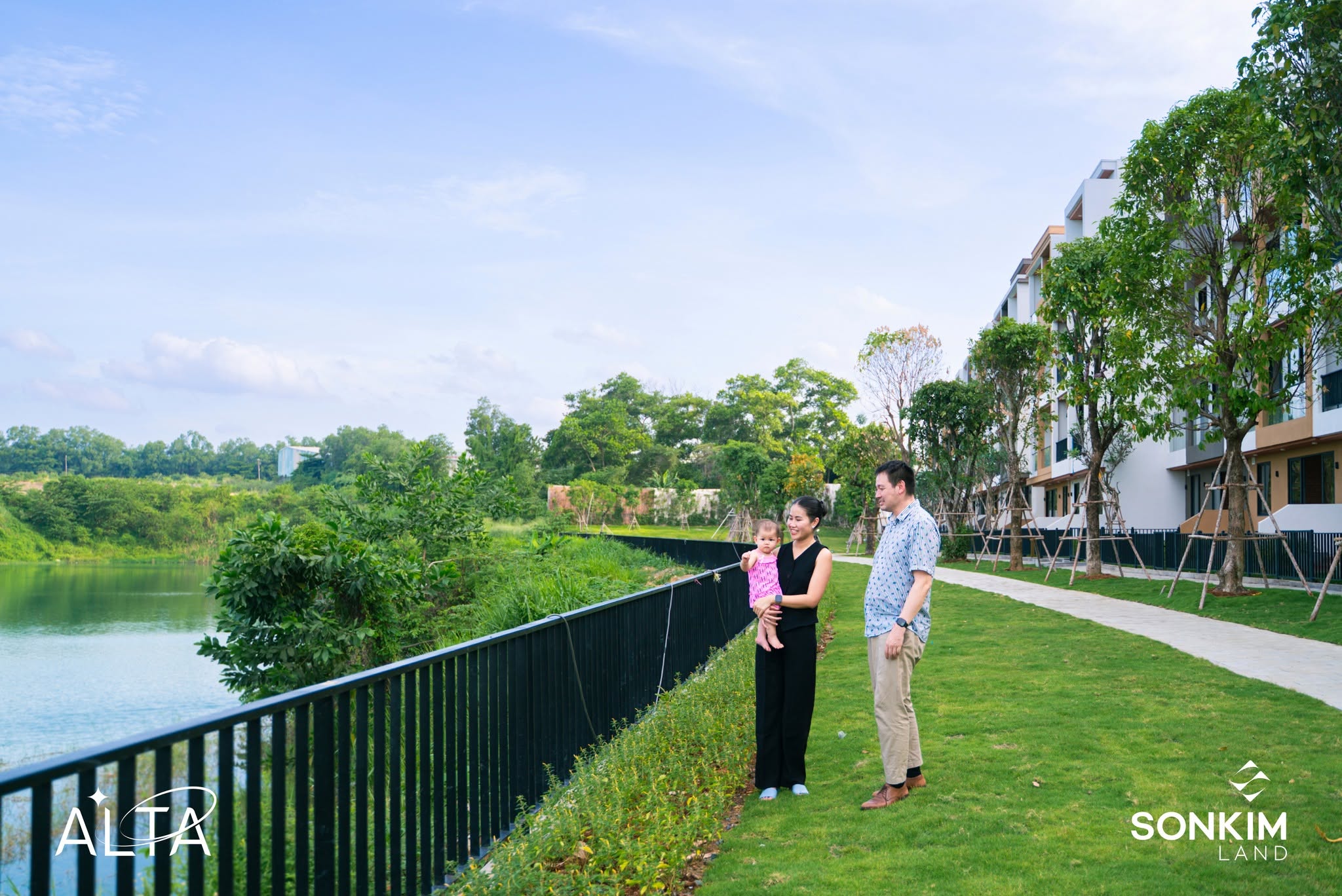 Công viên dạo bộ sinh thái bờ hồ dự án The 9 Stellars Sơn Kim Land