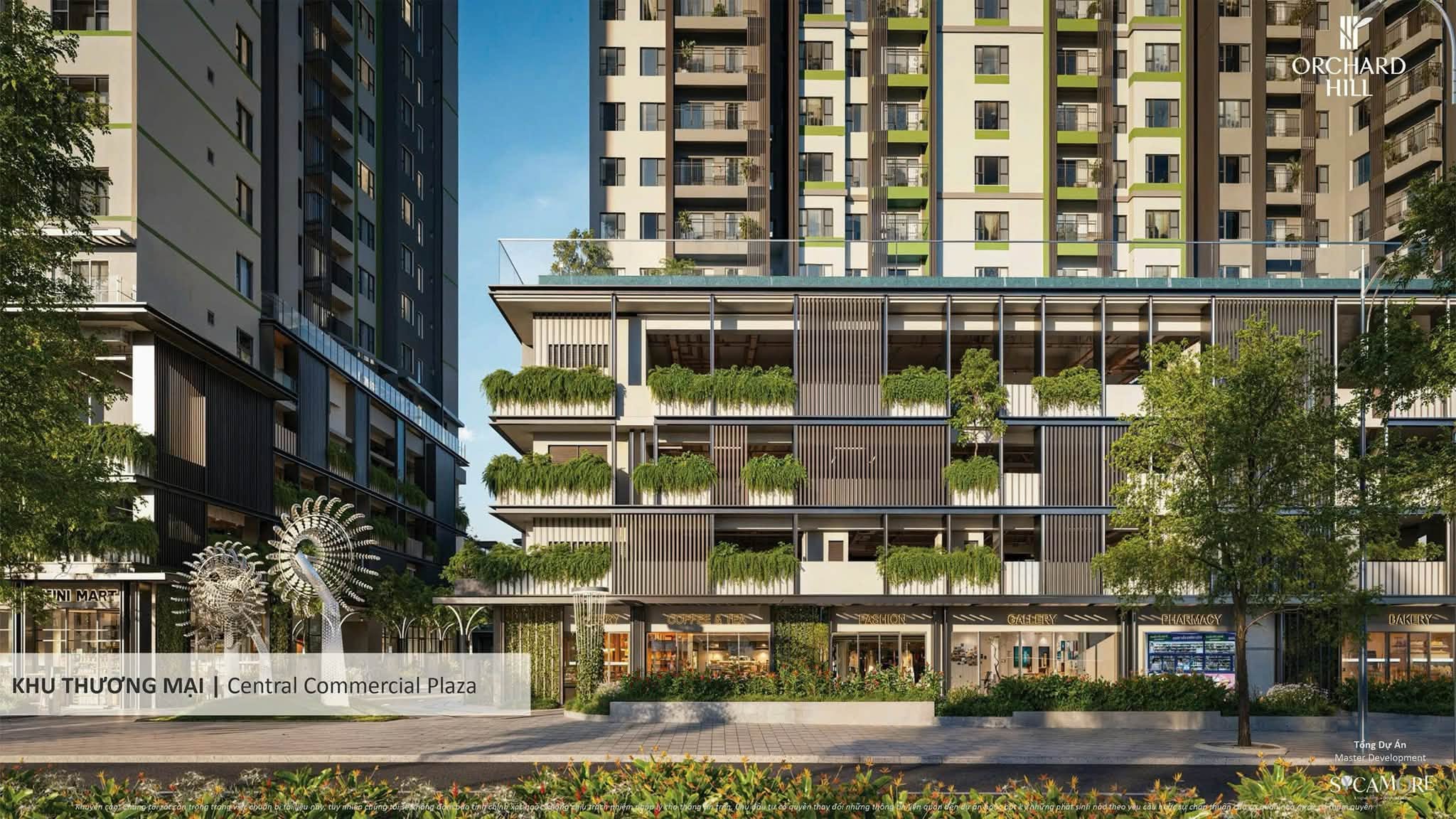 Hình ảnh thực tế dự án Orchard Hill Sycamore Bình Dương