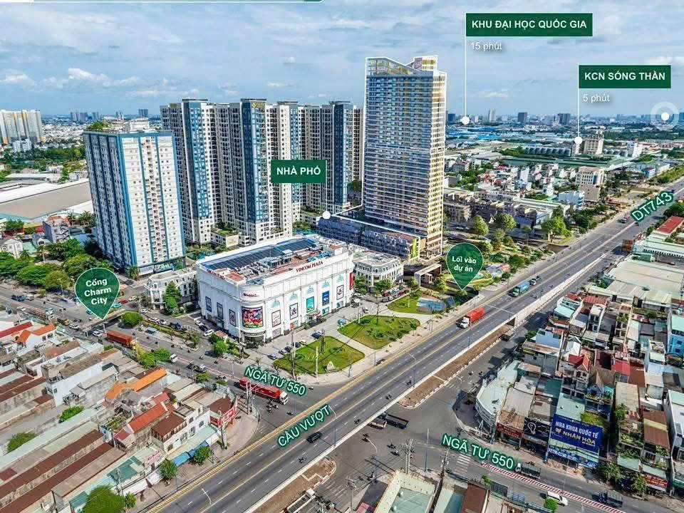 Hình ảnh thực tế dự án The Infinity Dĩ An Dĩ An