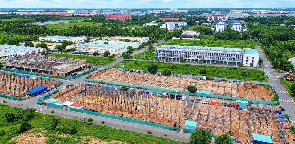 Hạ tầng kỹ thuật đồng bộ phân khu 200 căn nhà phố mới